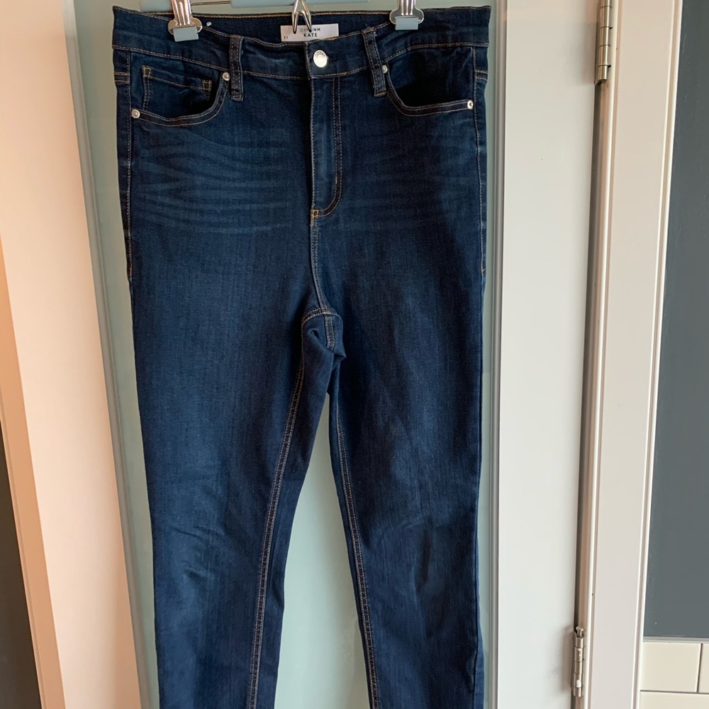 High waisted skinny jean